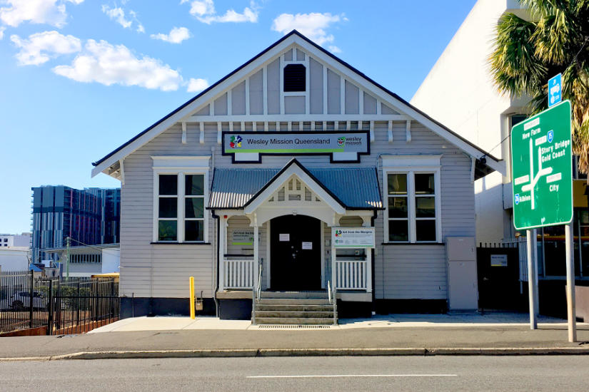 Exterior of the Art from the Margins Gallery and Studio