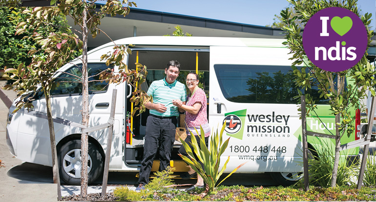 SDA lifestyle banner shows ladies doing craft on the balcony