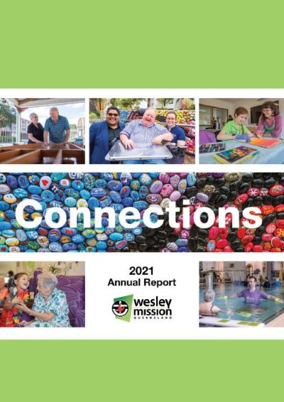 Front cover of the Annual Report