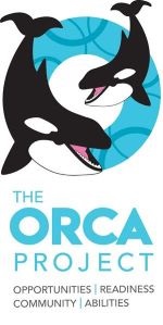 ORCA logo showing two ORCA dolphins