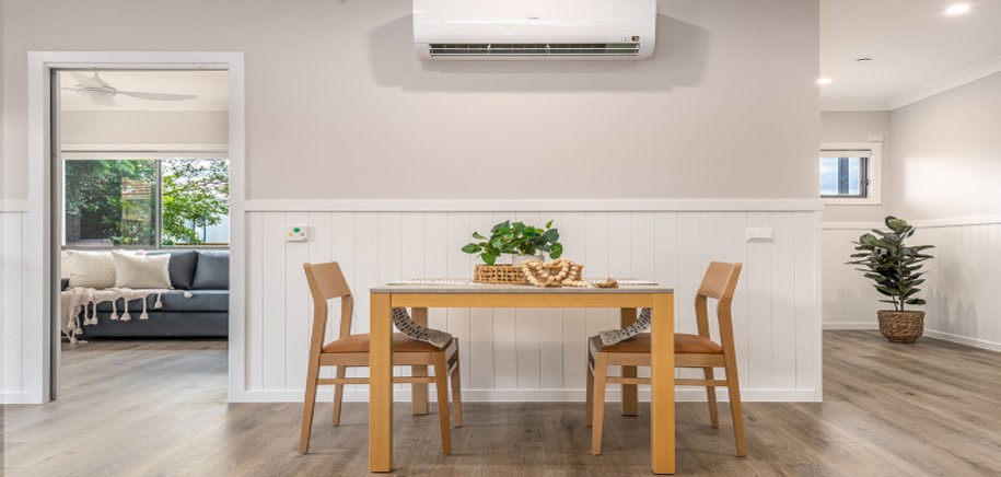 Dining area of one of WMQ's Specialist Disability Accommodation (NDIS) in Brisbane