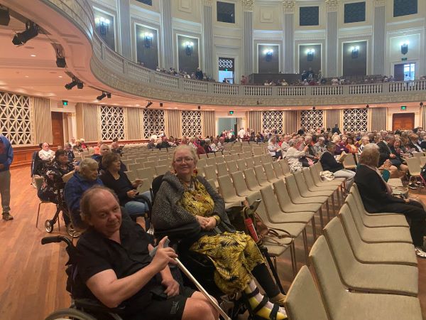 WesleyCare Sinnamon residents on outing to the theatre