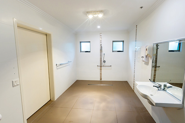 Bathroom at WesleyCare Tewantin Specialist Disability Accommodation