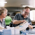 Images shows workers at Wesley Industries, WMQ's friendly disability employment