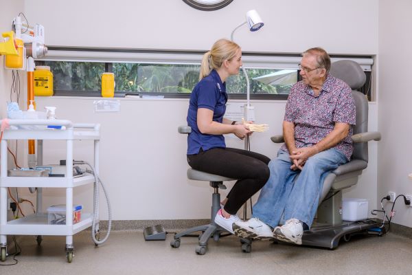 Podiatrist consultation at Fulton Wellbeing Centre