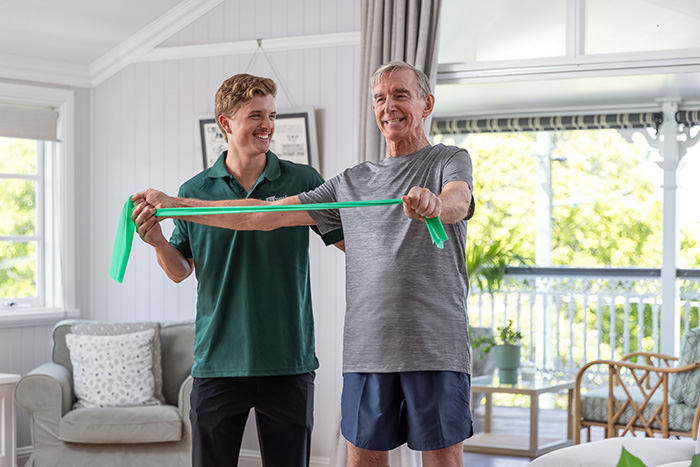 Home Care Brisbane - allied health physio session