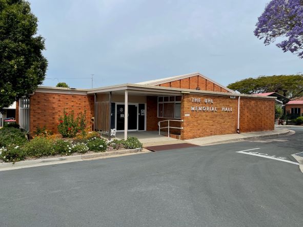 The UHL Memorial Hall at Wheller Gardens, Chermside