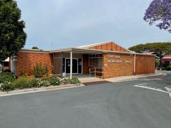 The UHL Memorial Hall at Wheller Gardens, Chermside