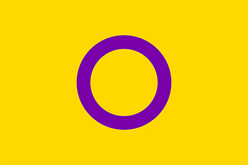 Intersex community flag - LGBTIQAP+ community