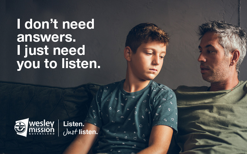 Don’t dismiss children’s distress. ‘Listen. Just Listen’