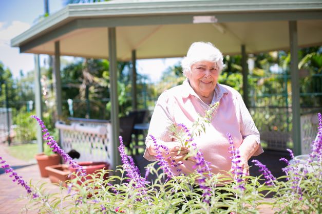 Gardening in our residential aged care communities