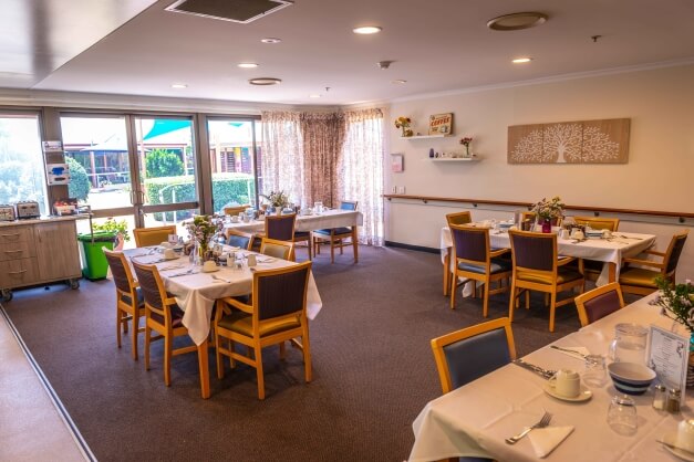 Cooper House dining room for meals