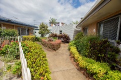 Landscaped gardens and walkways and Emmaus