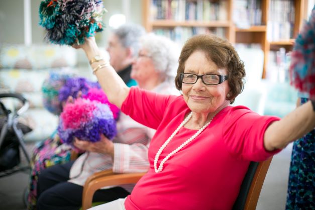 Jacobs Court resident enjoying leisure and lifestyle activity