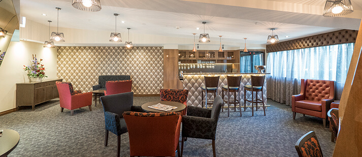 Club lounge Club Lounge at our residential aged care community in Sinnamon Village
