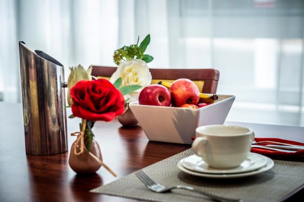 Table settings in our residential aged care communities