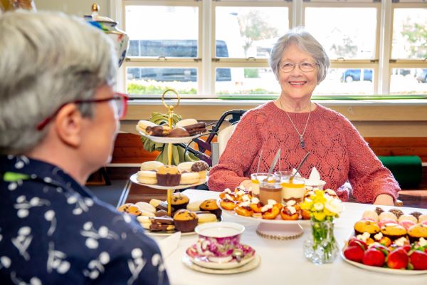 Hyland House residents enjoy High Tea