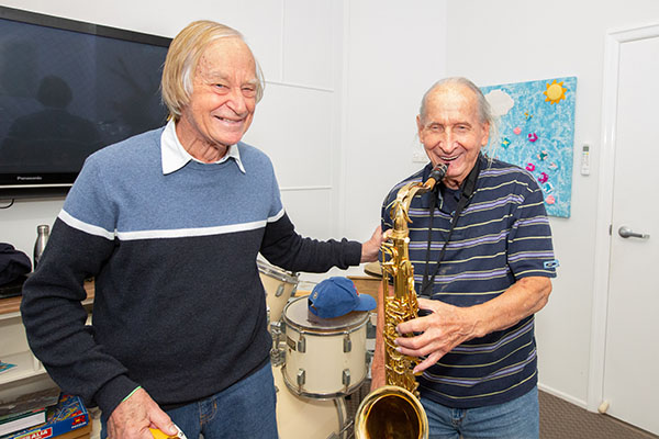 Music room at Hyland House respite care centre in Brisbane North