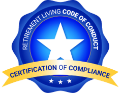 Retirement Living Code of Conduct blue seal