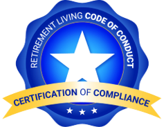 Retirement Living Code of Conduct blue seal