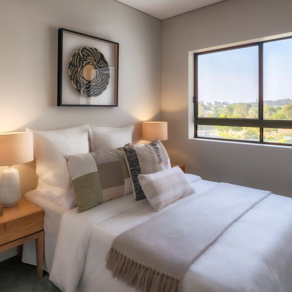 Sunny bedroom Wheller on the Park Bedroom