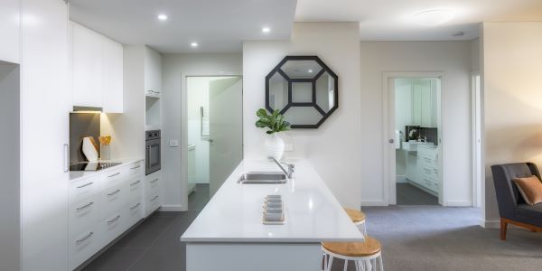 Wheller on the Park modern kitchen Wheller on the Park apartment kitchen