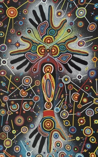 Indigenous artwork.