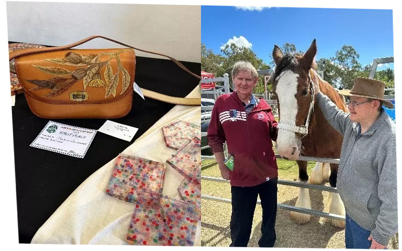 Day trip of a respite day care centre to the Pine Rivers Show 2023.