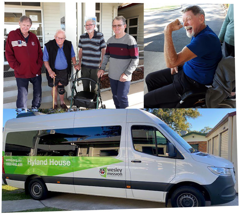 Boys day trip to Redcliffe in the brand new bus from Hyland House Respite Centre, in Brisbane north.