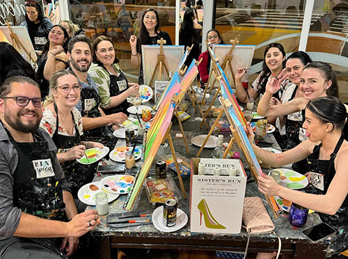 Sip and paint