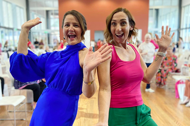 Ladieas at Style Your Way, support for Hummingbird House